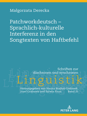 cover image of Patchworkdeutsch – Sprachlich-kulturelle Interferenz in den Songtexten von Haftbefehl